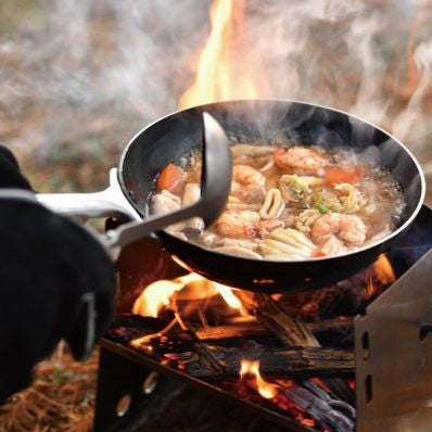 UNIFLAME ( ユニフレーム ) キャンプ中華鍋 17cm | 中華鍋 | 鍋 | 料理