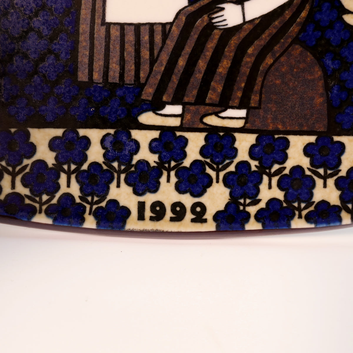 カレワラ イヤープレート 1992ARABIA ヴィンテージ 陶板 飾り皿 壁掛け