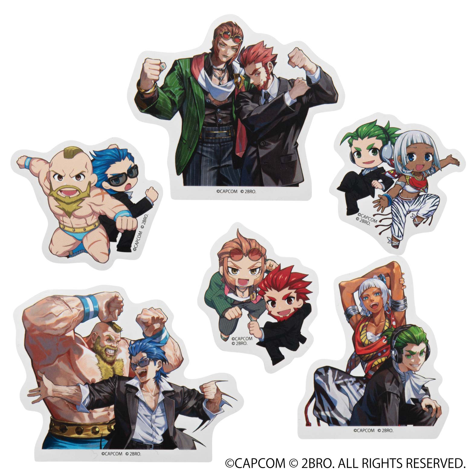 予約受付中】2BRO.×ストリートファイター 6 ステッカーセット (2BRO