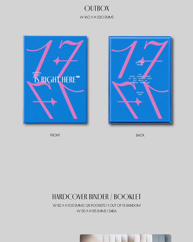 SEVENTEEN's BEST ALBUM [17 IS RIGHT HERE] (Dear Ver.) (Random Ver.)