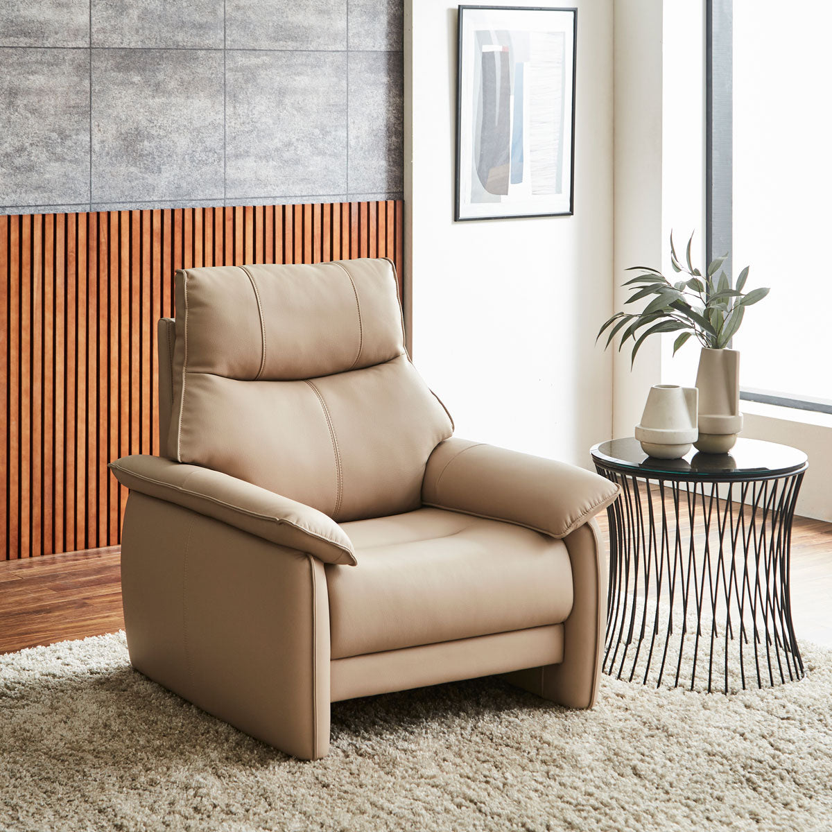 ルーシェ 1人掛けソファ 幅82cm