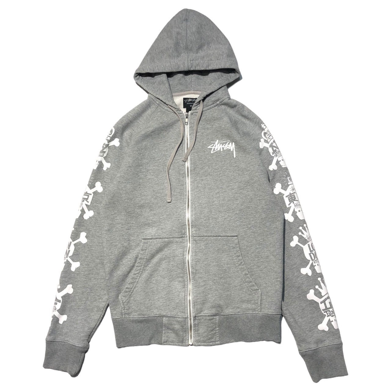 STUSSY(ステューシー) 00's world tour zip hoodie ワールド ツアー