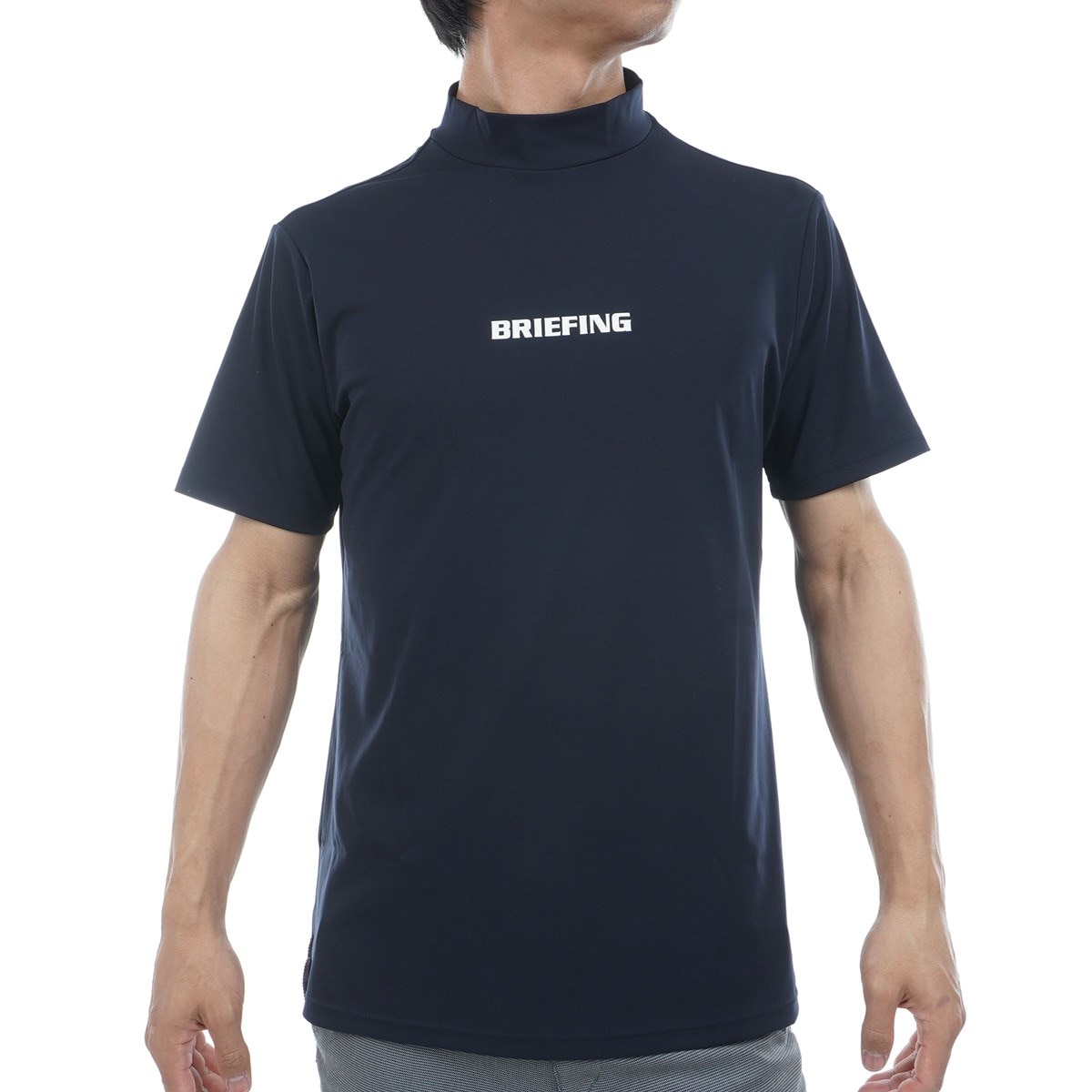 ブリーフィング モックネック ブラック 黒 長袖シャツ XL