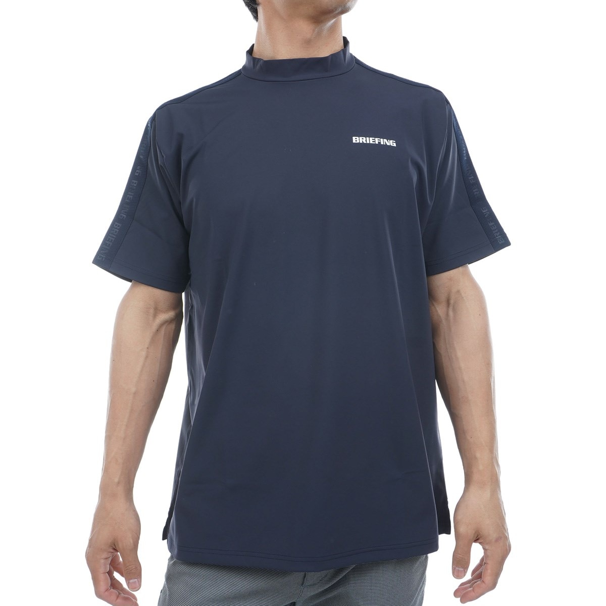 BRIEFING クルーネックシャツ Lサイズ オリーブ BRIEFING