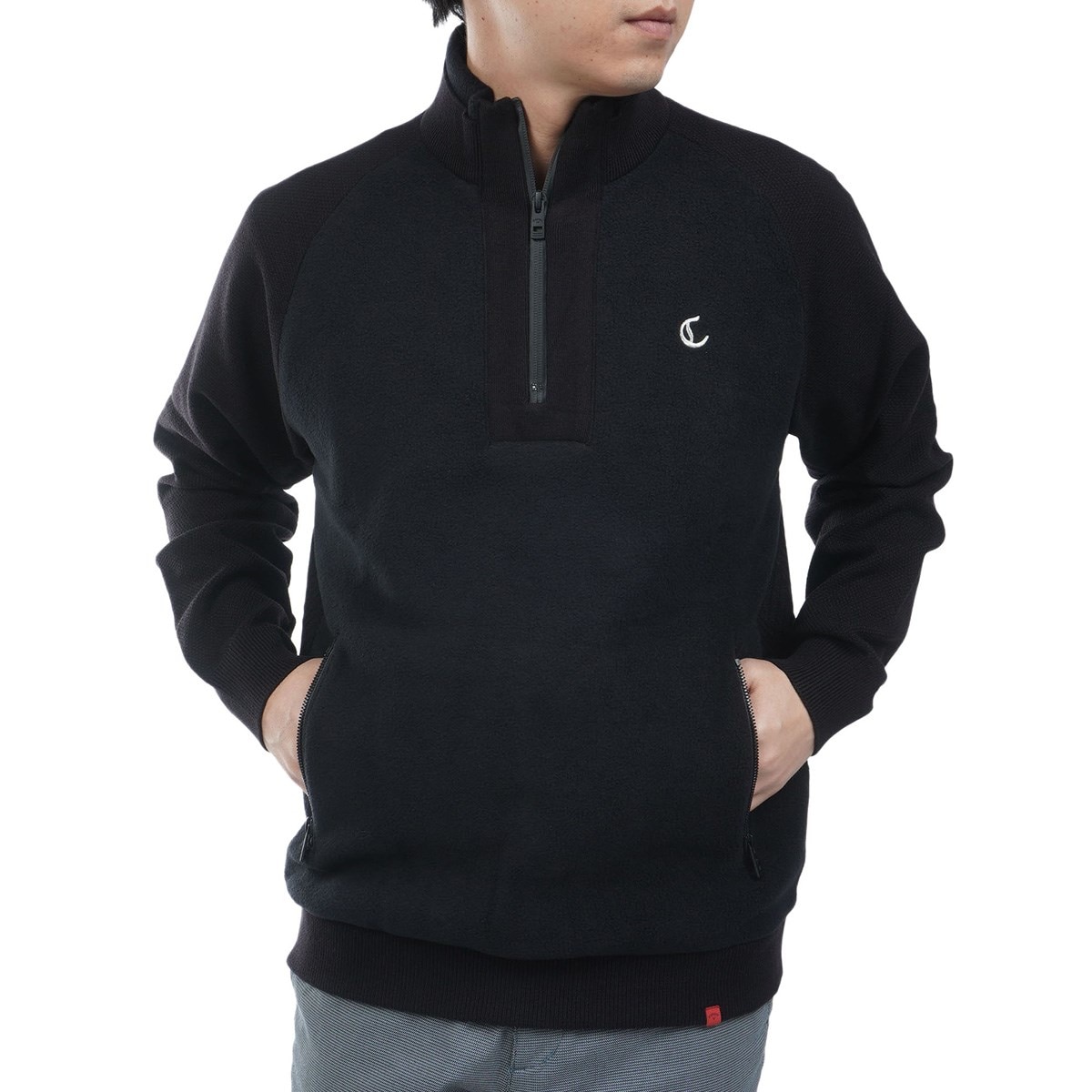 ドッキングハーフジップセーター(中間着(セーター、トレーナー