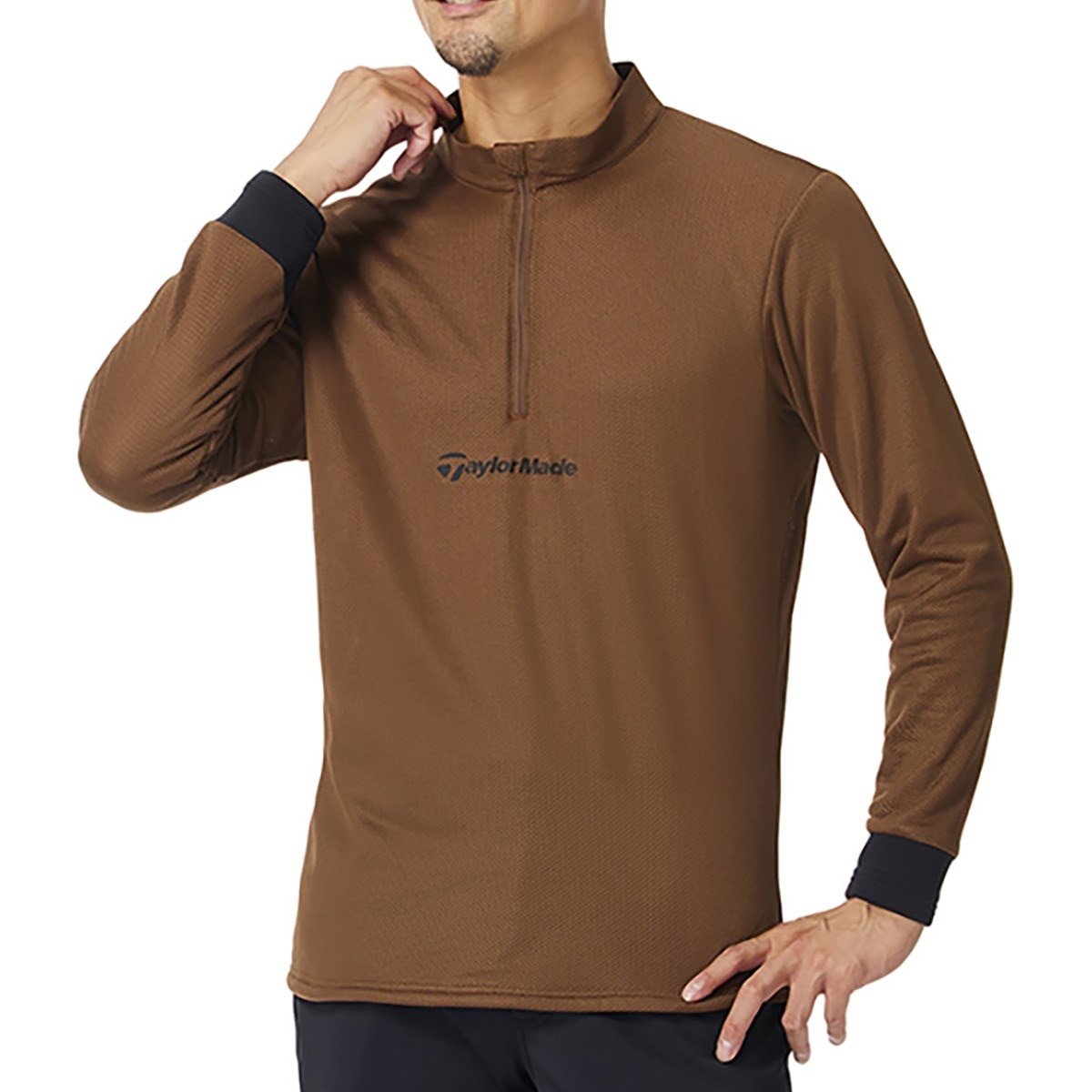 ストレッチ オクタハーフジップ ミッドレイヤー(中間着(セーター