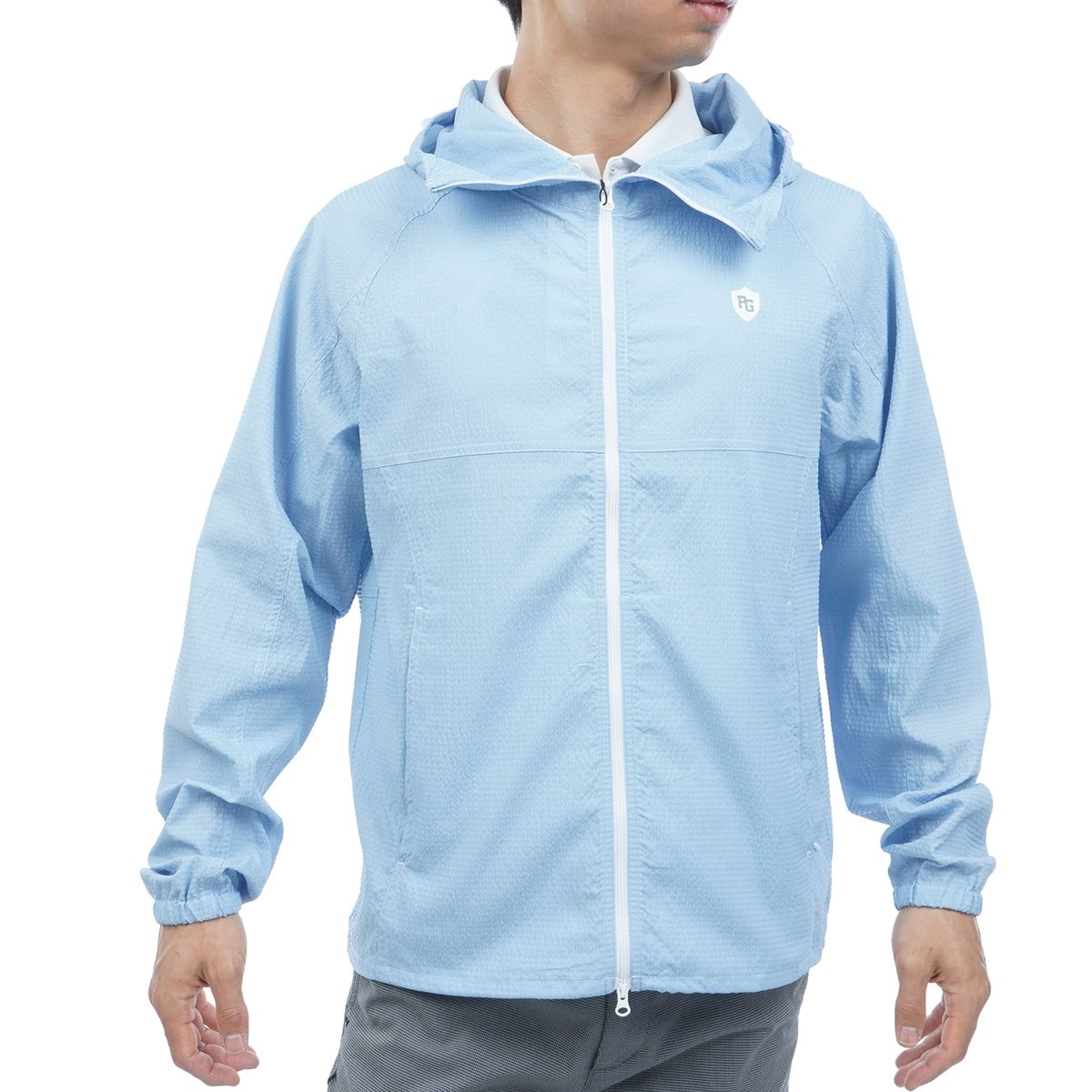 サンベールサッカーフルジップブルゾン(アウター(ブルゾン、ウインド