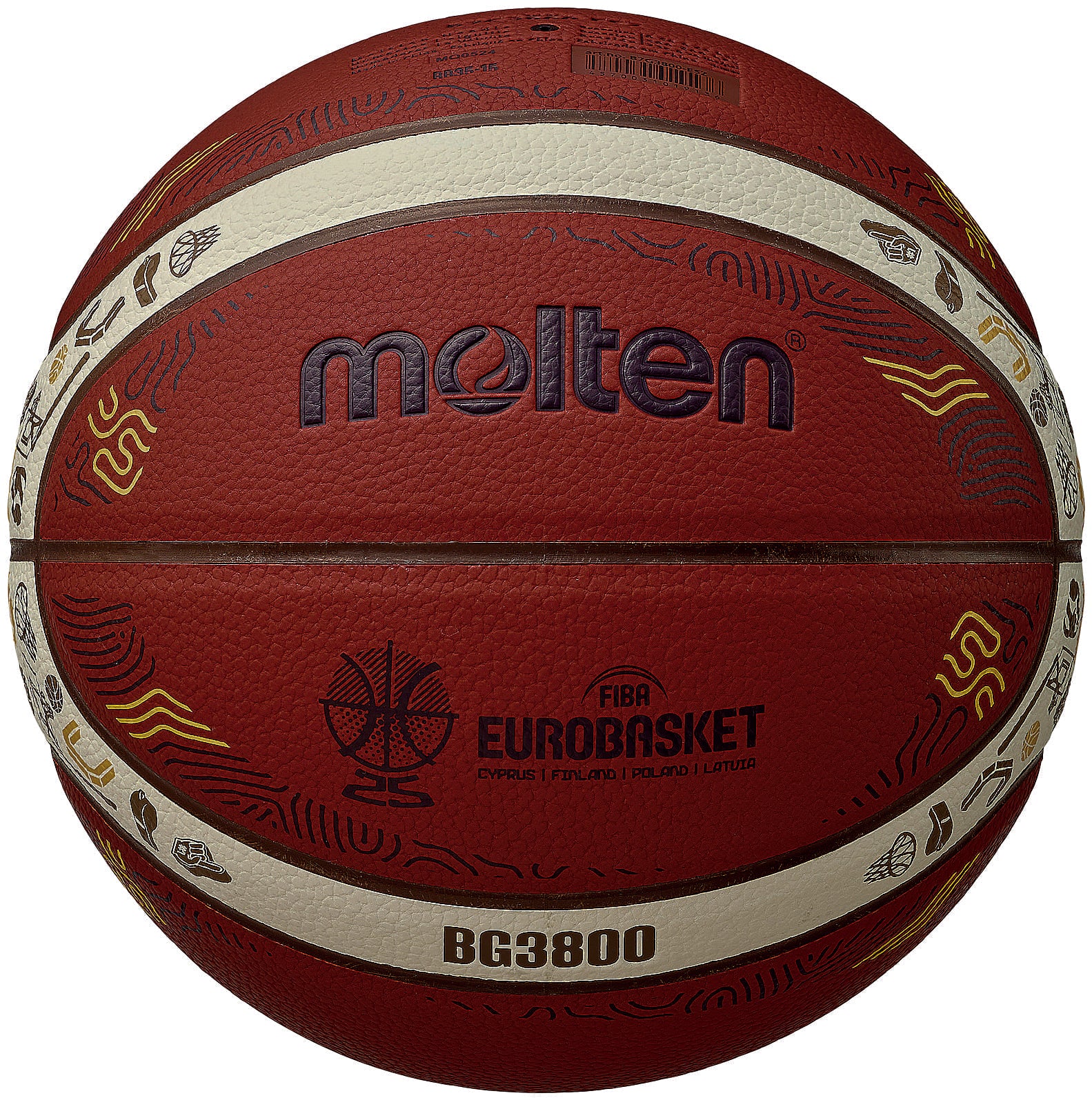 BG3800 EuroBasket 2025 公式試合球 レプリカ（5号球） | モルテン公式