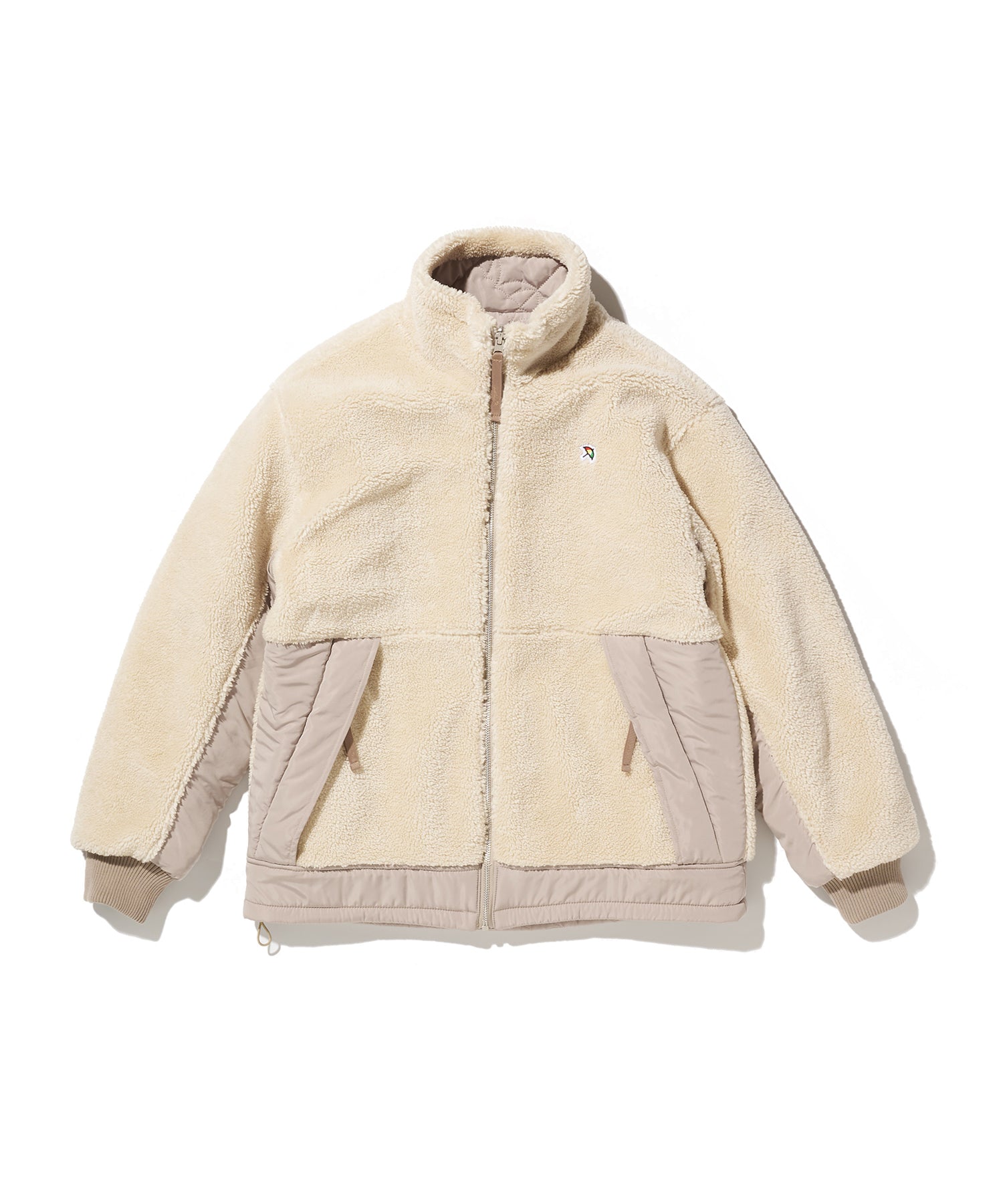 リバーシブル ボア×アンブレラキルト シェア ジャケット（その他