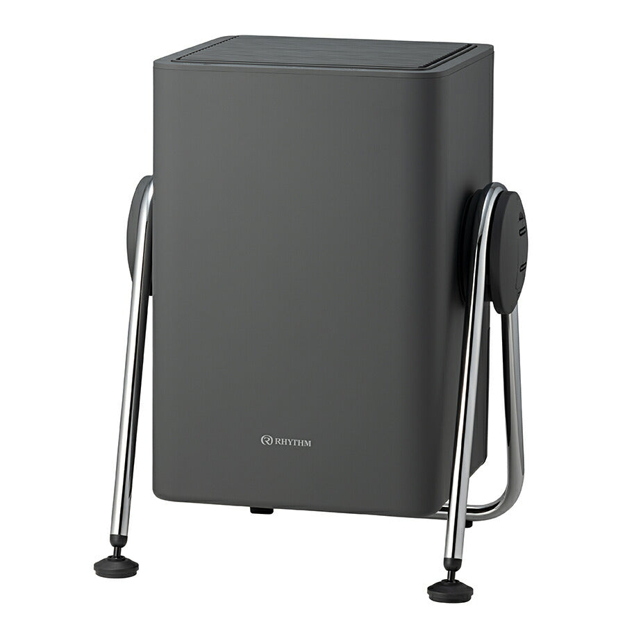 リズム 空気清浄機 コンパクトサイズ 36畳 2重反転ファン ダークグレー