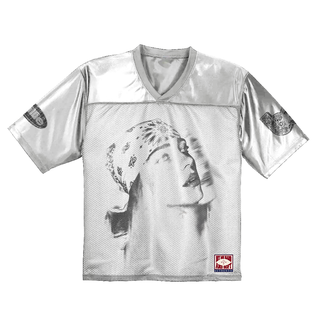 Billie Bandana White Football Jersey - Store Billie Eilish