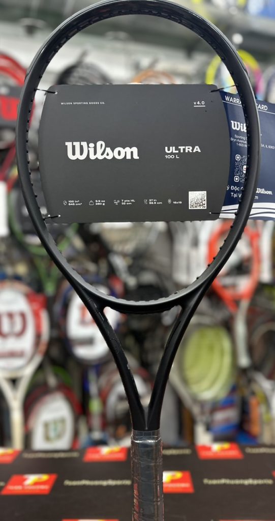 VỢT TENNIS WILSON ULTRA 100L V4 (280GR) NOIR LIMITED