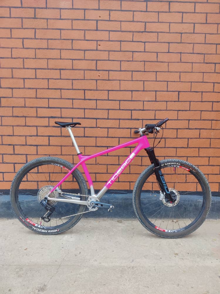 スピードを愛するマウンテンバイカーのためのカーボンハードテール