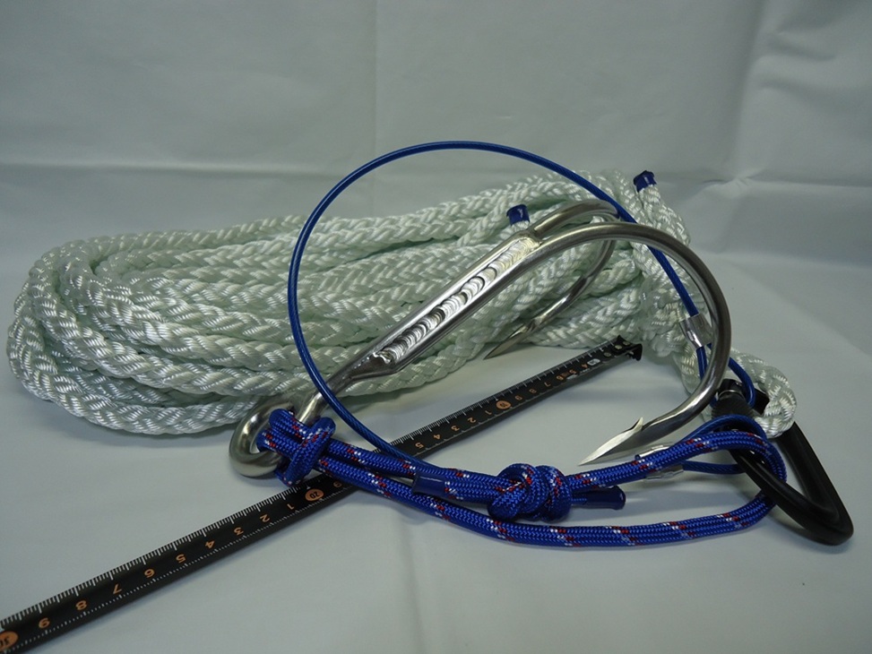 磯大物釣り、トカラ、大物用落し込みダブルギャフ―特許―