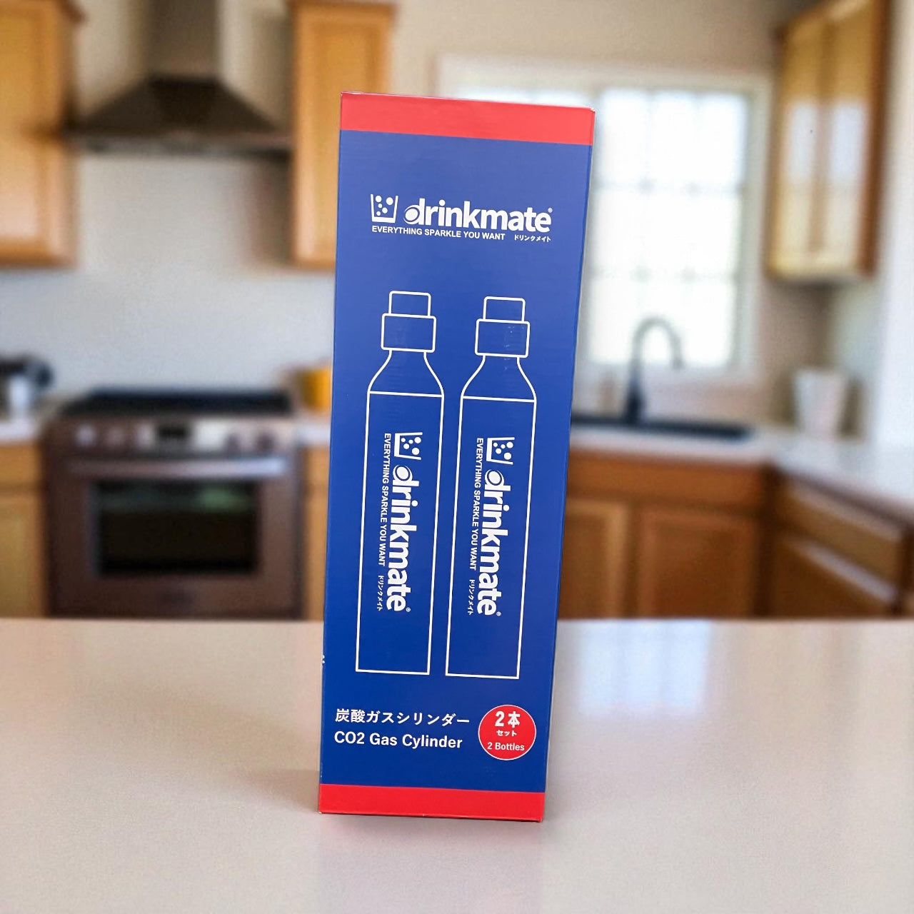 ドリンクメイト ワンタッチ ガスシリンダー 380g × 2本 セット