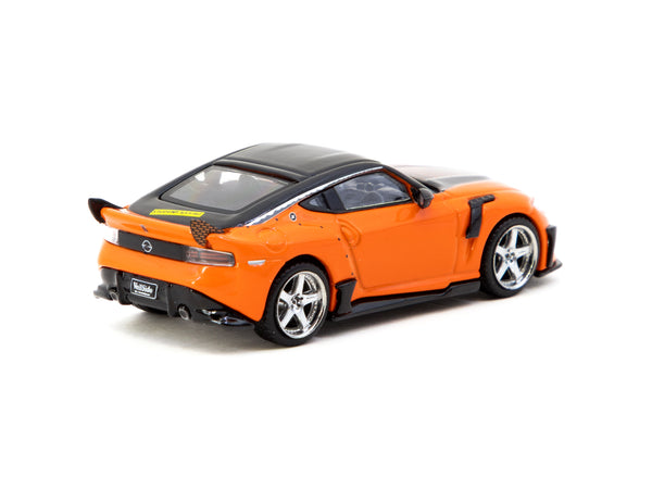 Tarmac Works 1/64 Nissan VeilSide FFZ400 Fairlady Z Orange - GLOBAL64