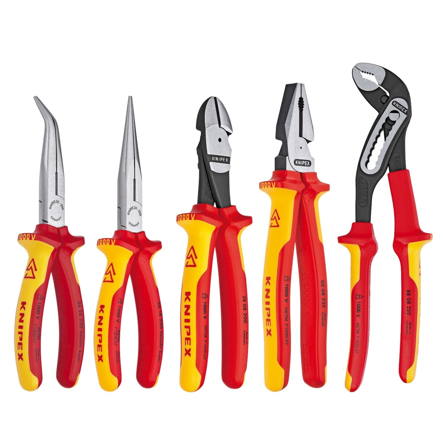 Knipex 9K 00 80 142 US 5 Pc 1000V Insulated Pliers Set – Tool Nut