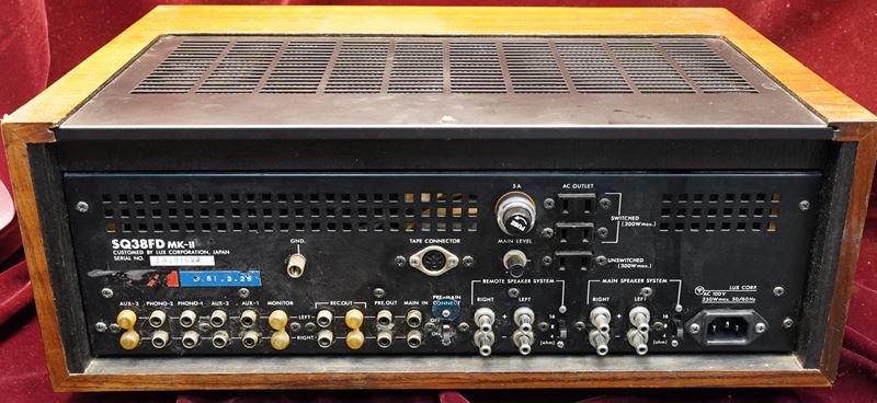 ラックスマン LUXman SQ38FD mk2 プリメインアンプ