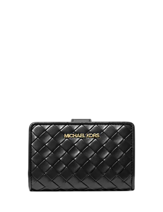 Michael Michael Kors Jet Set Medium Woven Wallet | Brixton Baker