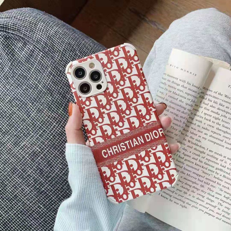 Dior/ディオール iphone 12/12pro/13 pro maxカバー 革製男女ペアお