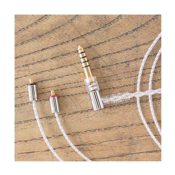final シルバーコートケーブル MMCX 4.4mm 5極バランス – e☆イヤホン