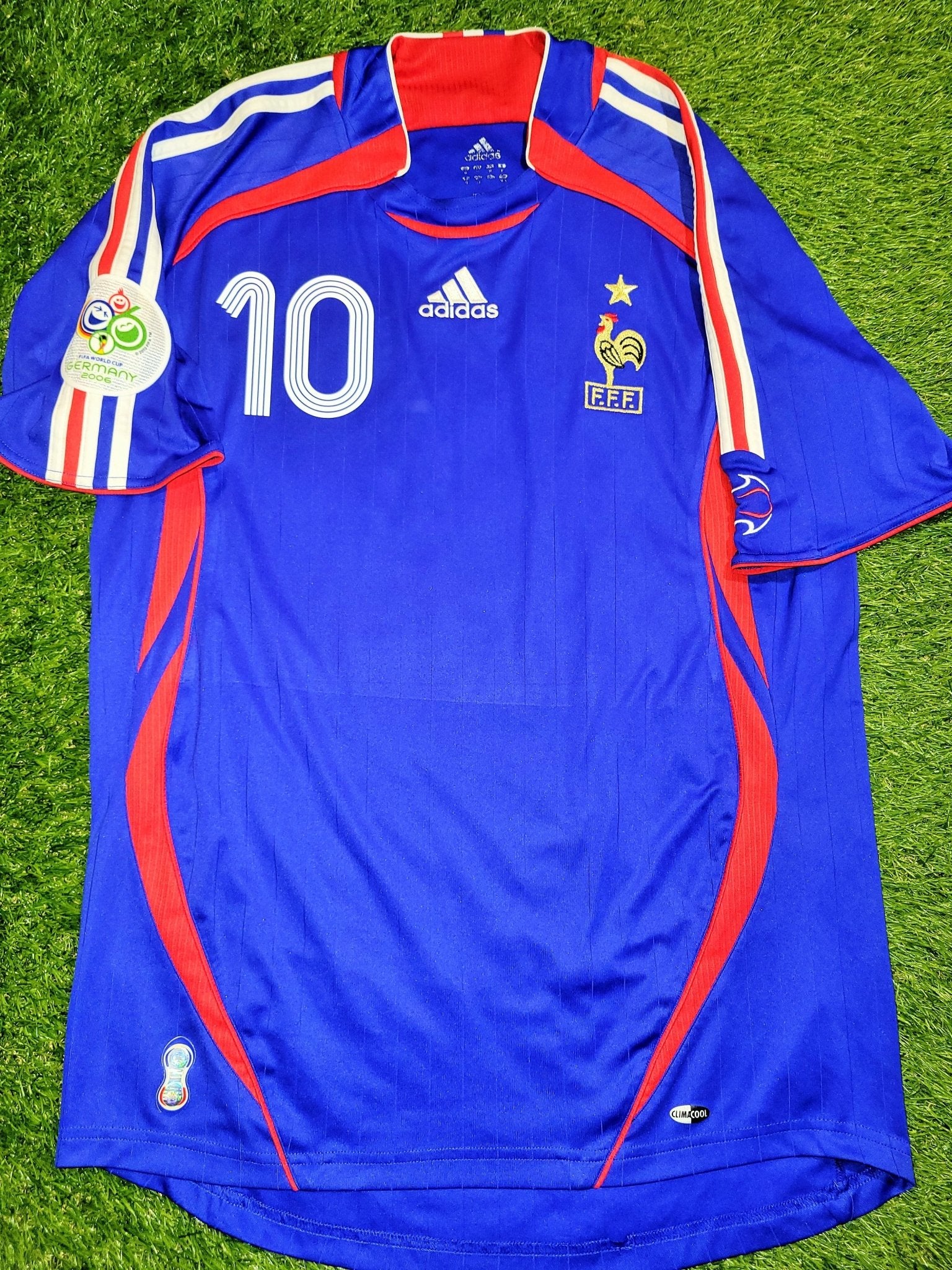 Zidane France 2006 WORLD CUP Jersey Maillot Shirt M SKU# 740126