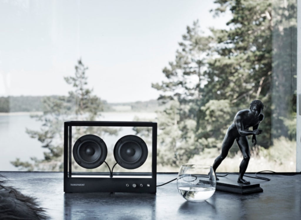 Transparent Speaker All Black | トランスペアレントスピーカーオール