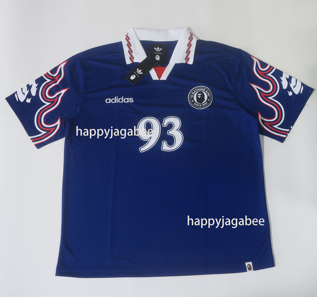 A BATHING APE BAPE x ADIDAS World Cup Pack FLAME JERSEY ( RELAXED