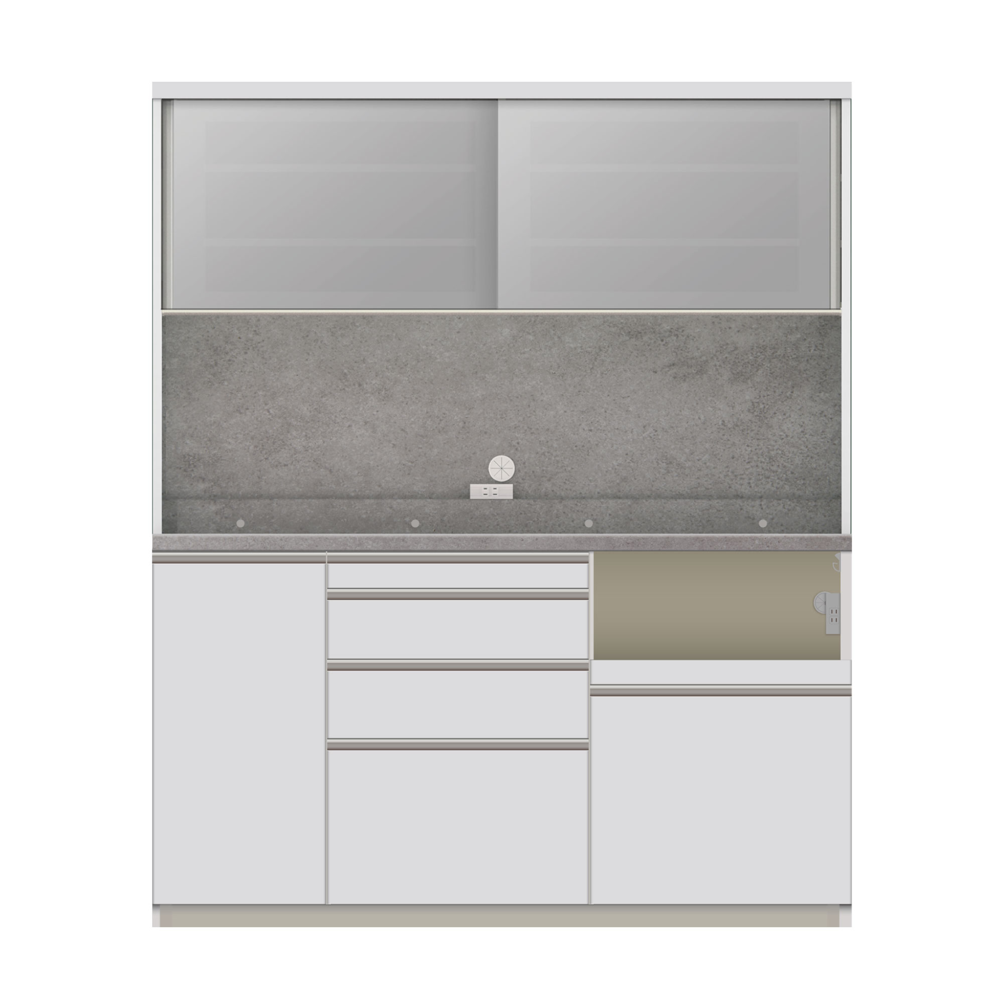 Pamouna（パモウナ）オープンボード「HM-1600R」幅160cm 高さ193.5cm