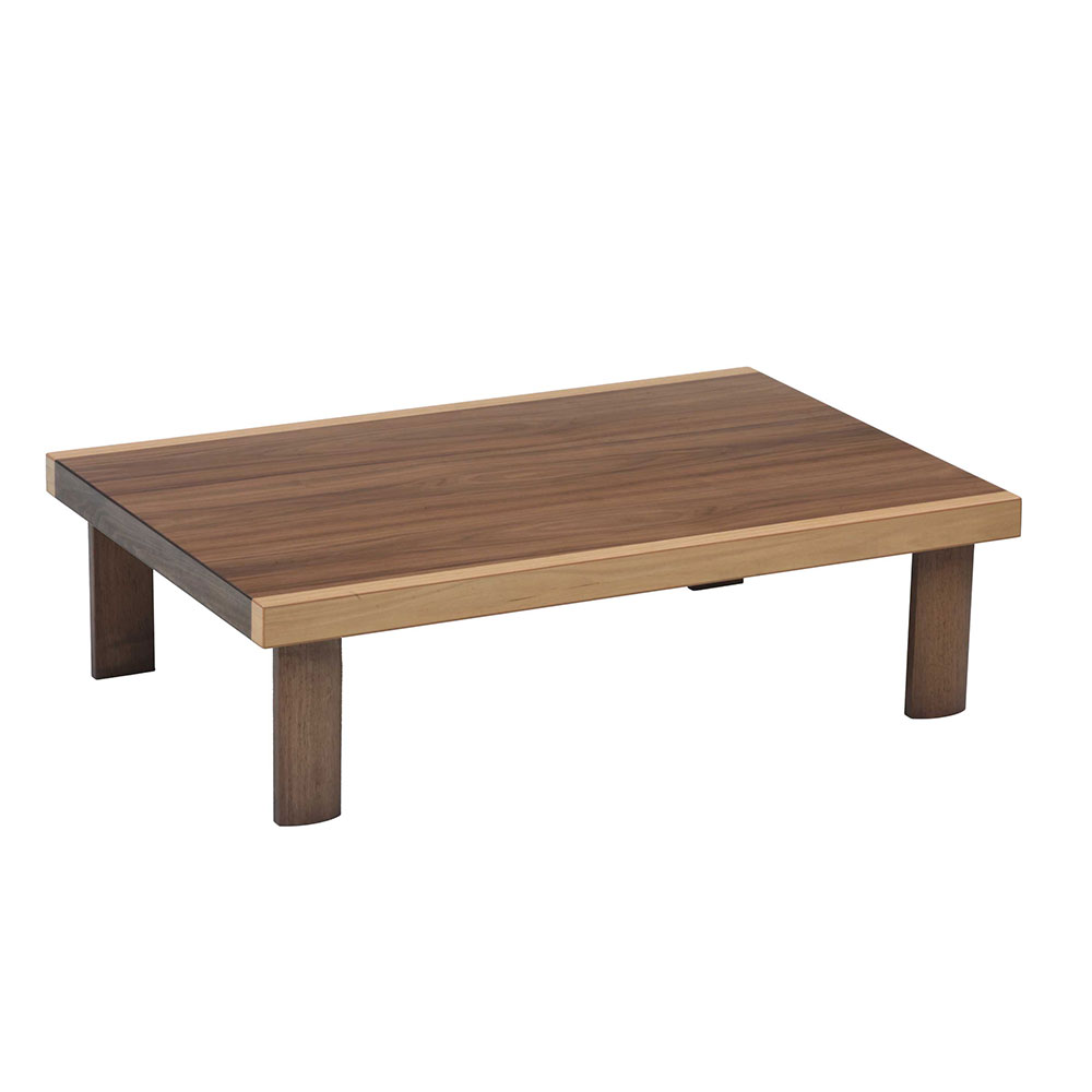 座卓「ベック」幅120cm ウォールナット材/オーク材 | 【公式】大塚家具