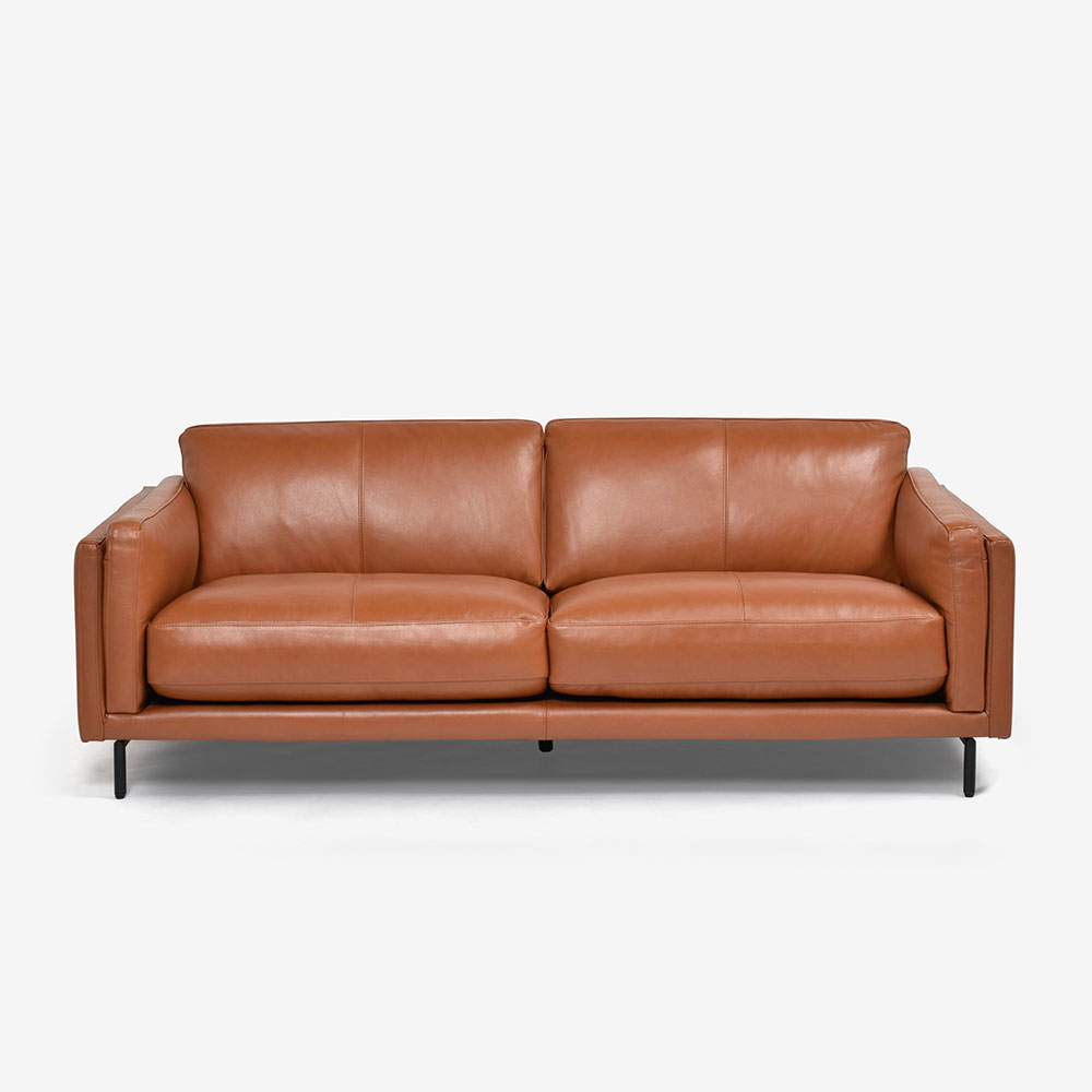 ソファ 3人掛け「L/S 71（エルエス71）」幅202cm 革張り 全2色