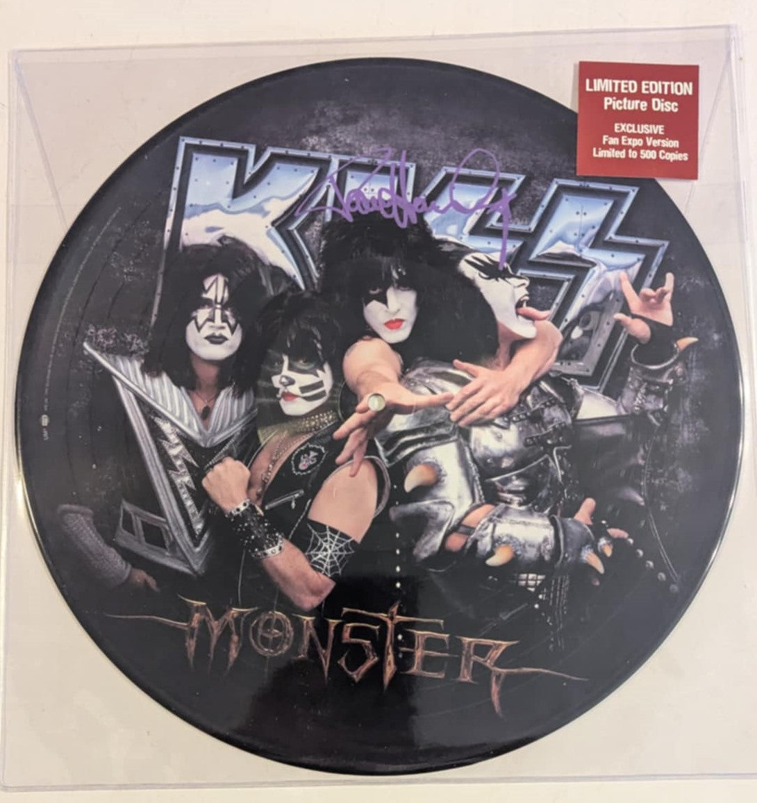 KISS PAUL STANLEY MONSTER PICTURE DISC LIMITED EDITION FAN EXPO