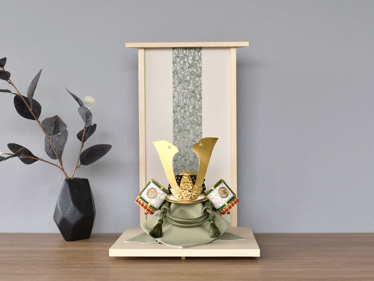 五月人形 兜 / 朝比奈朔太郎 / 禅zen B（萌黄沢瀉威） / おしゃれ