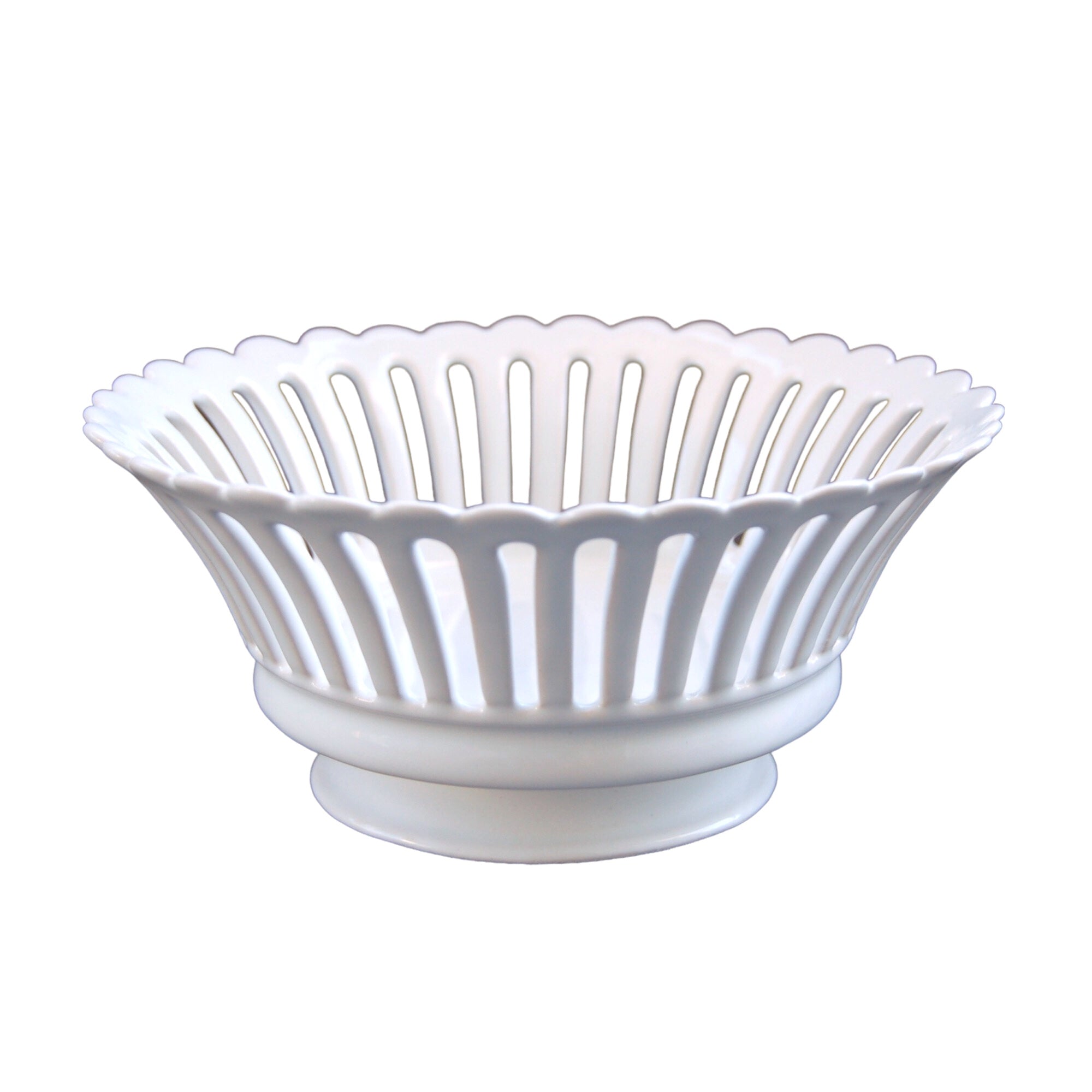 Bourg-Joly low footed Ceramic Fruit Basket – Bourg-Joly Malicorne