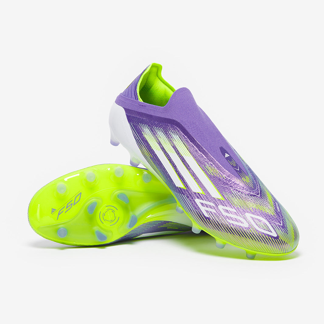adidas F50 Elite Laceless Artificial Grass - Purple Rush/Ftwr