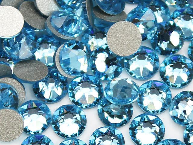 スワロフスキー アクアマリン-#2000 4-ラインストーン・スワロフスキー