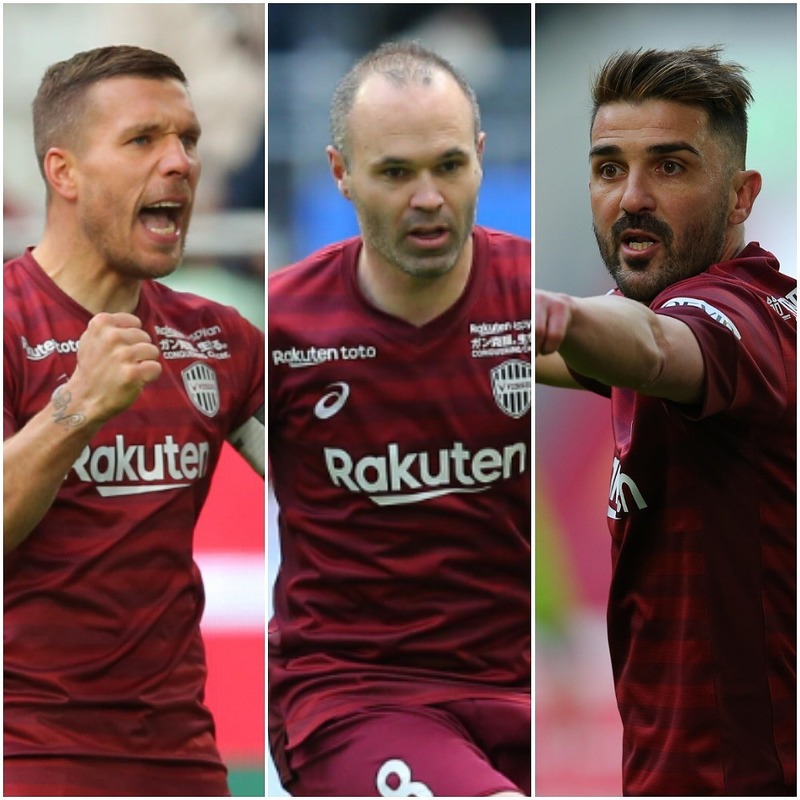 イニエスタはTDL、ビジャは京都、ポドルスキは東京へ…神戸VIPトリオが