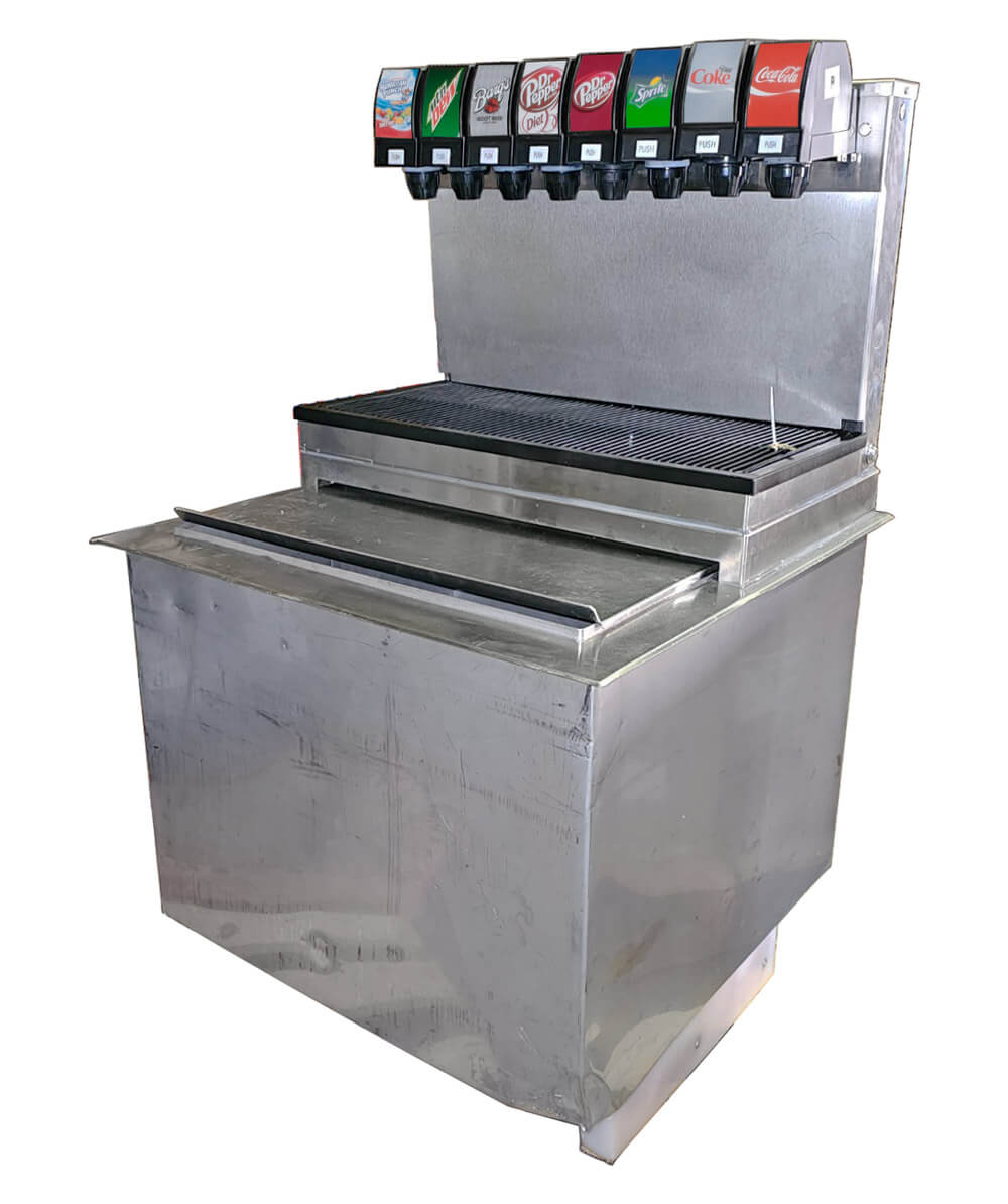 di00211C - 8-Flavor Scratch & Dent Drop-in Soda Fountain System