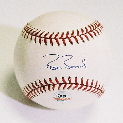 バリーボンズ直筆サイン入りボール＆ボールケース