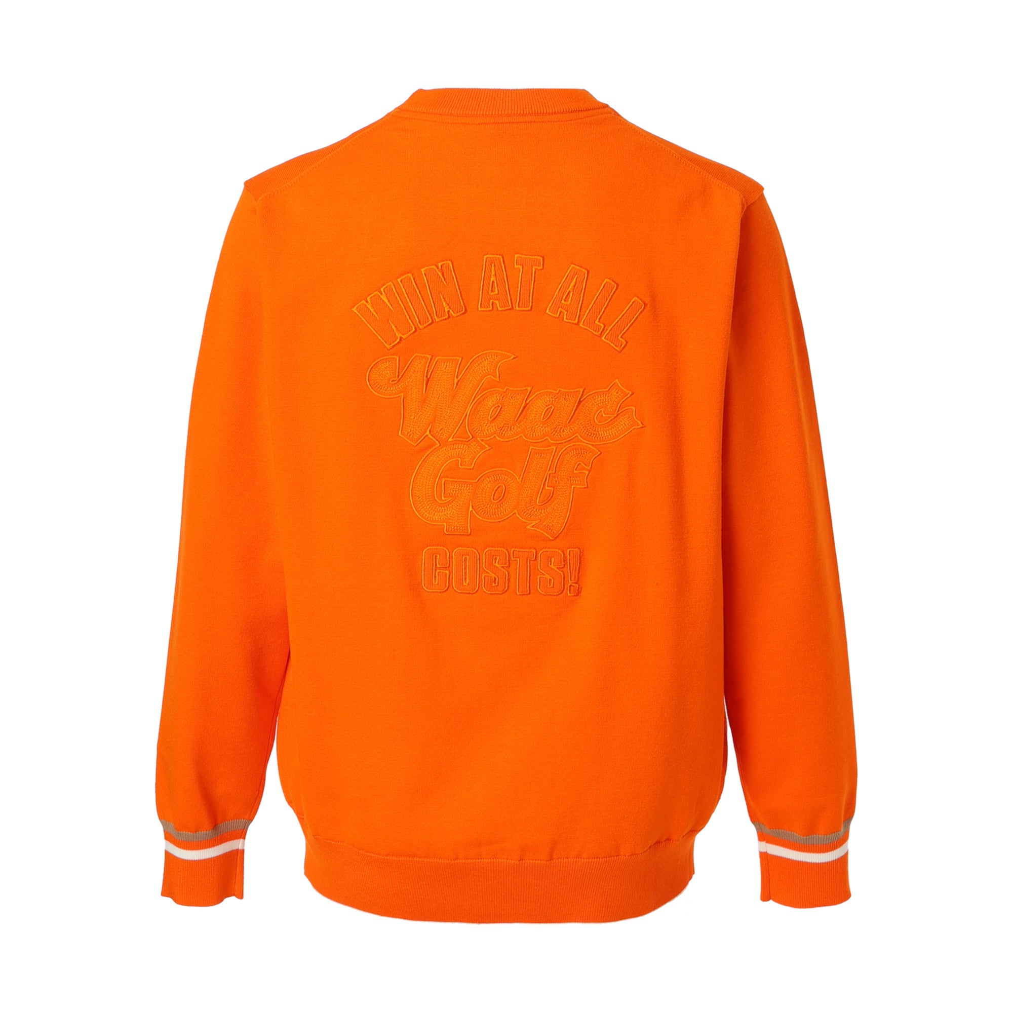 MEN シーズナルソフトタッチニット オレンジ