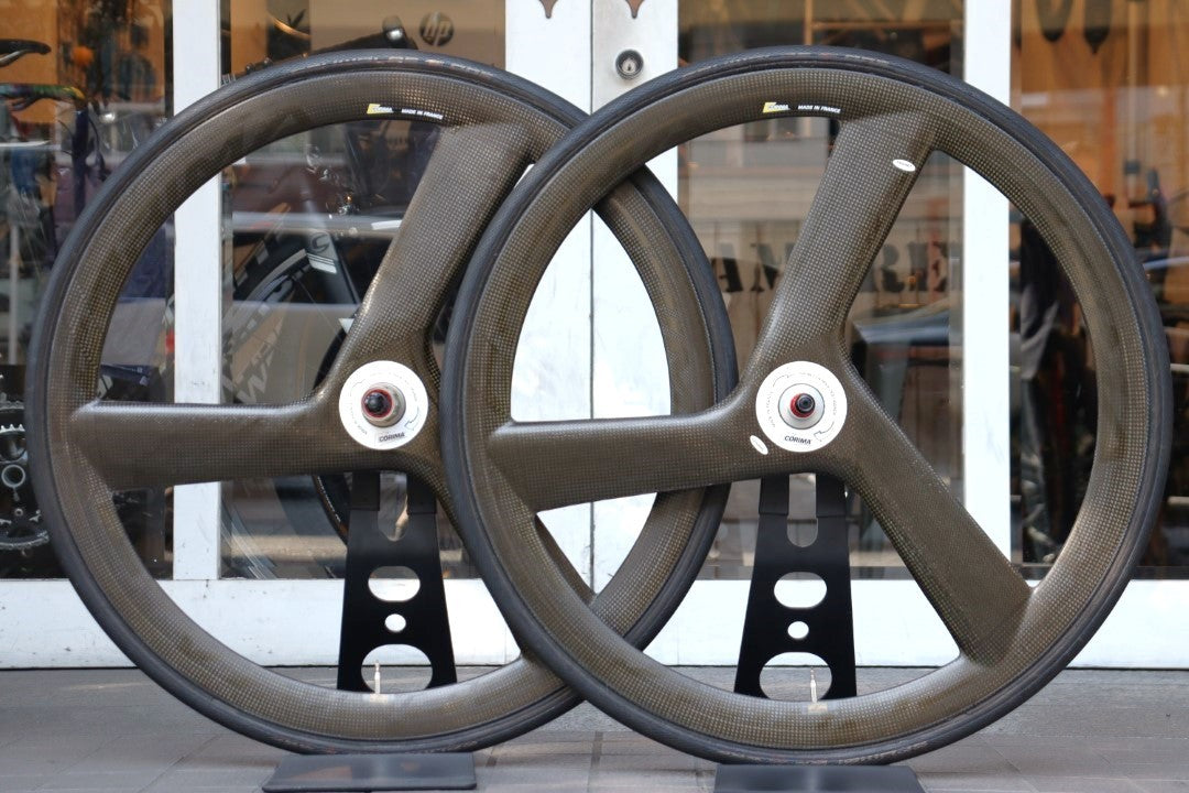 コリマ CORIMA 3SPOKE CERAMIC カーボン チューブラー バトンホイール