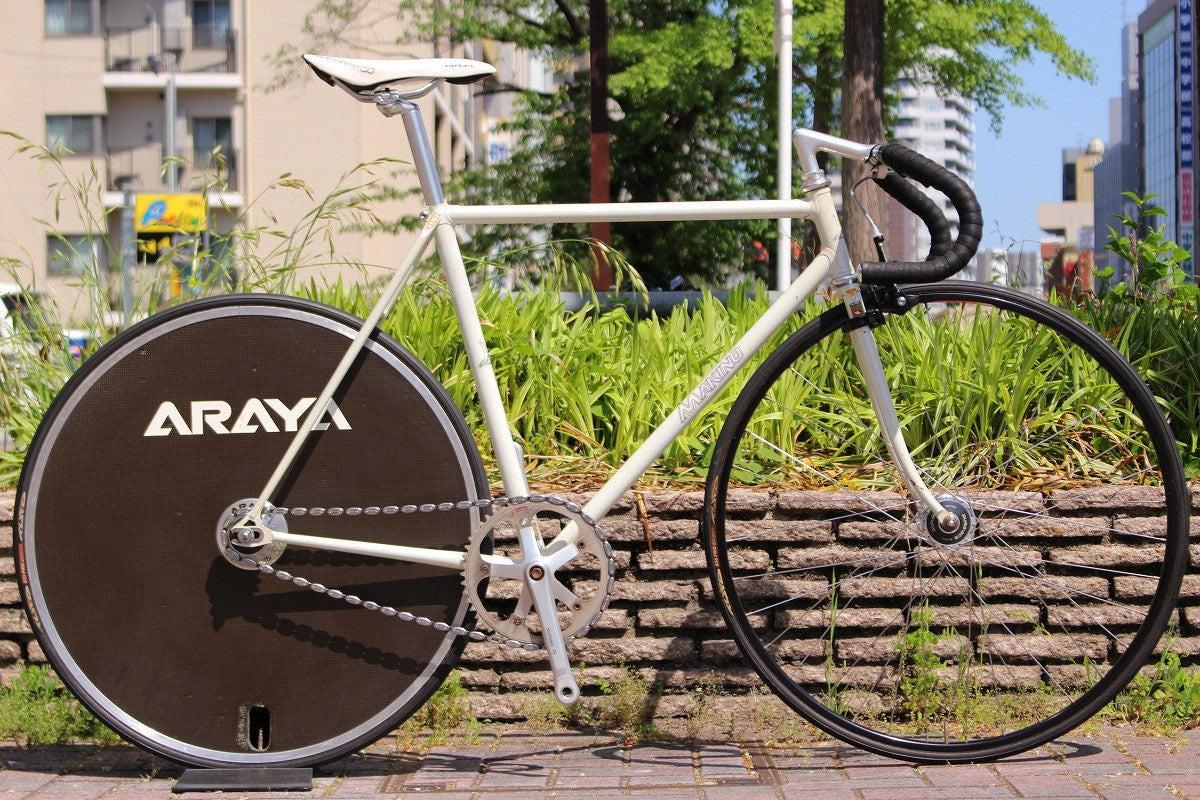 マキノ MAKINO NJS認定 スチール ピストバイク トラックレーサー