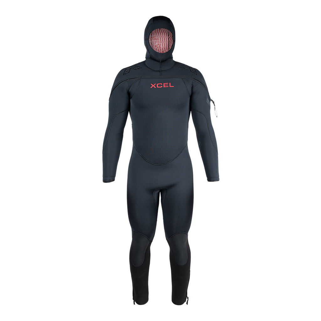 Mens Thermoflex Hooded Dive Full Wetsuit 9/7/6mm – Xcel Wetsuits