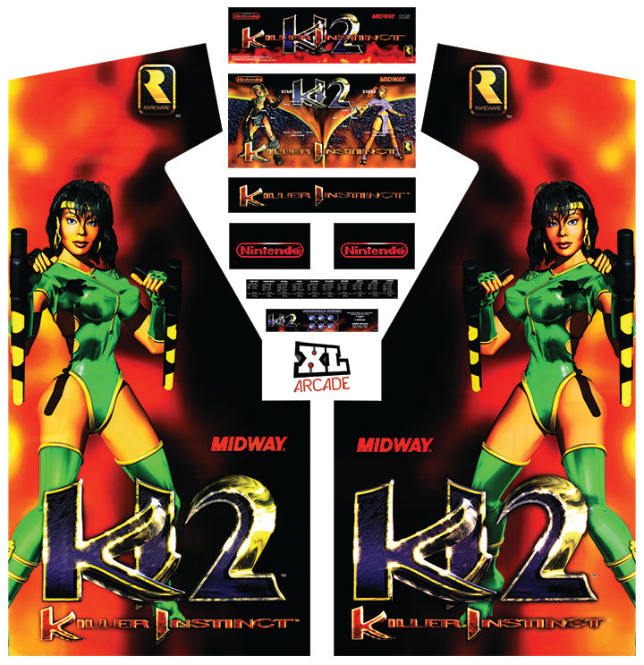 Killer Instinct 2 Complete Art Kit
