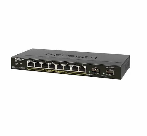 Netgear GS310TP S350 Series 8-Port Gigabit Ethernet PoE+ Smart