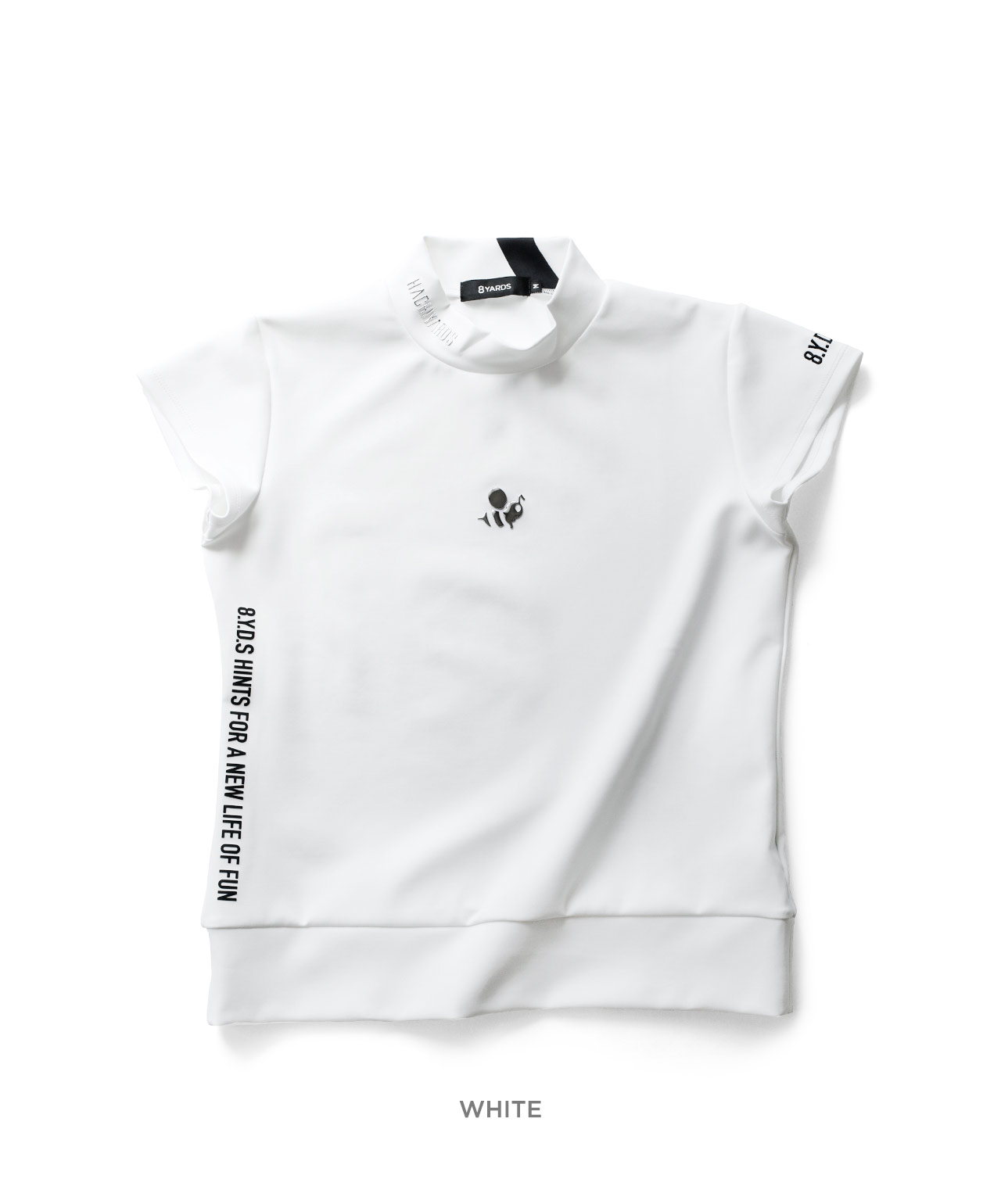 8YARDS / Women's Backslash MockNeck | White