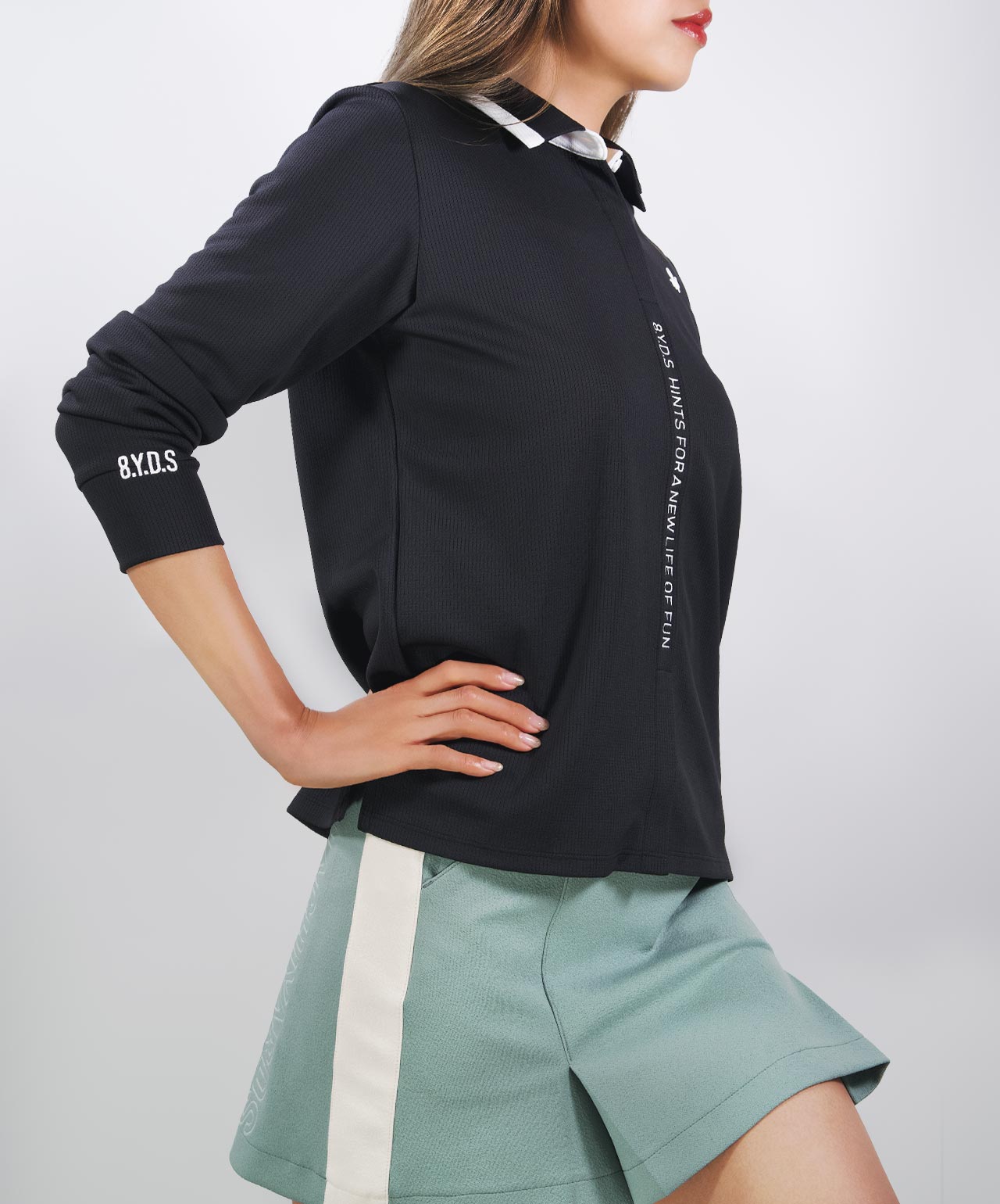 8YARDS / Women's Tagline LongSleeve（残り1点）