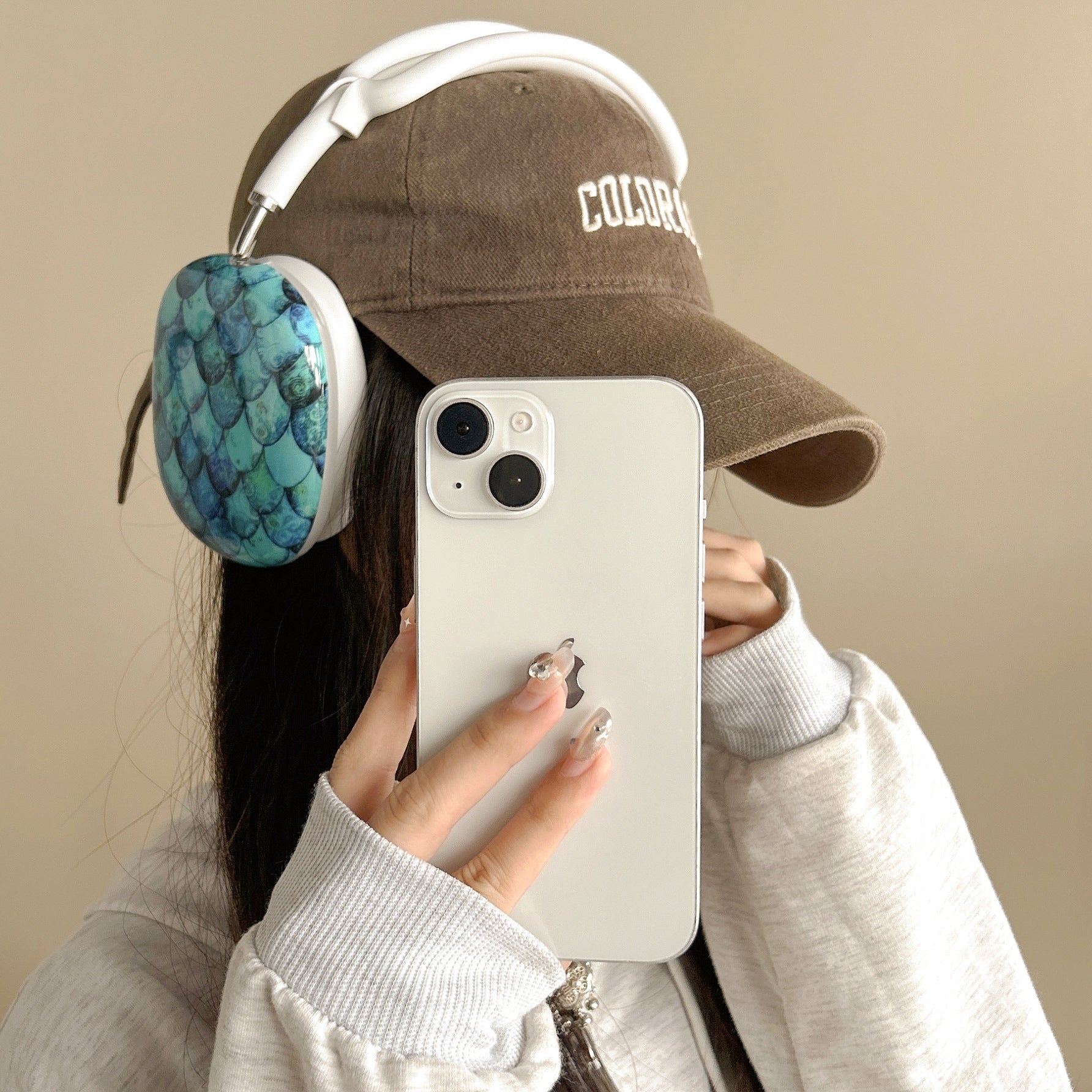 ブルースケールカバー【AirPodsMax(エアーポッズマックス)】 - AirPods