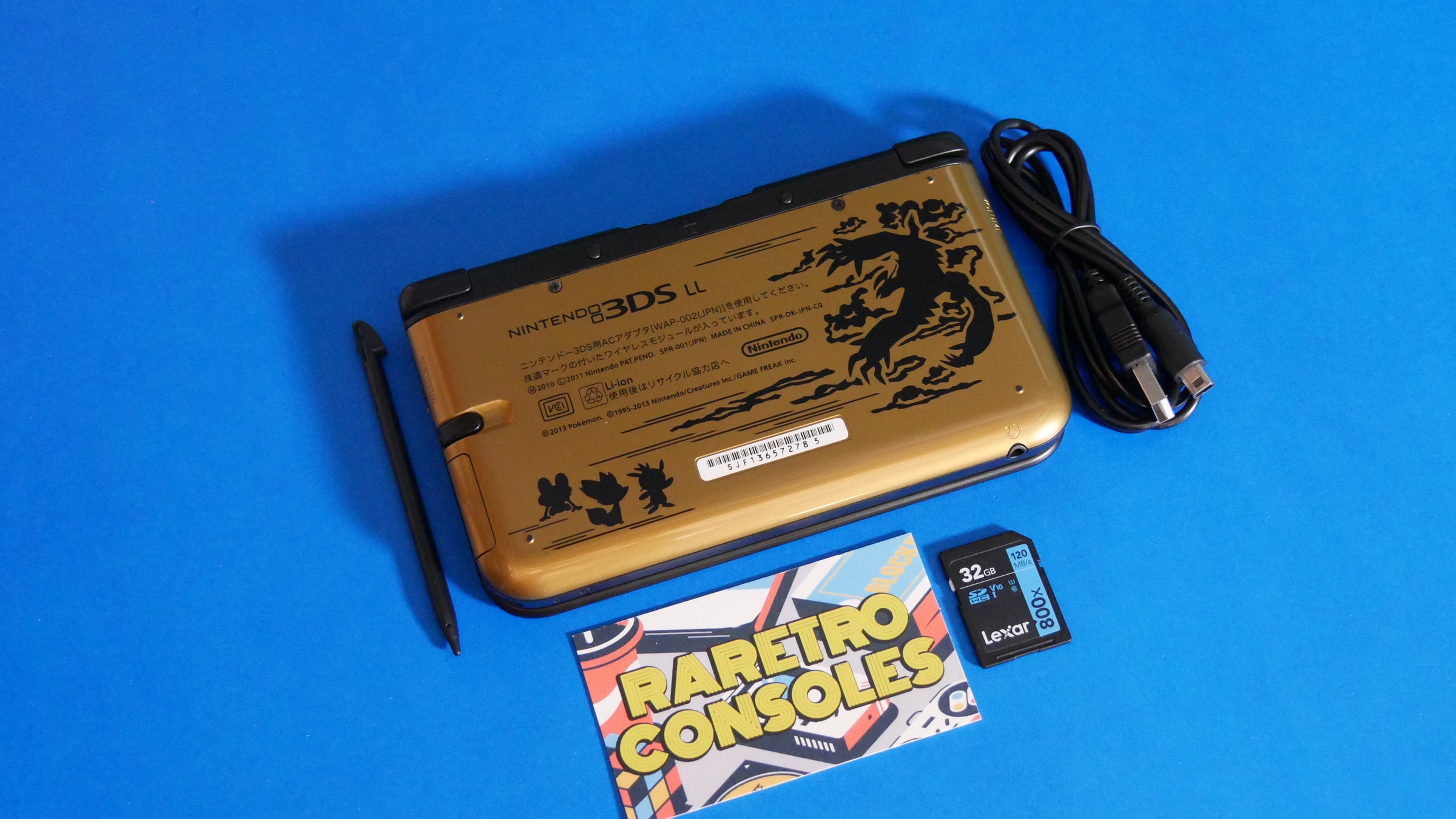 Nintendo 3DS XL Pokemon X & Y Premium Gold Limited Edition