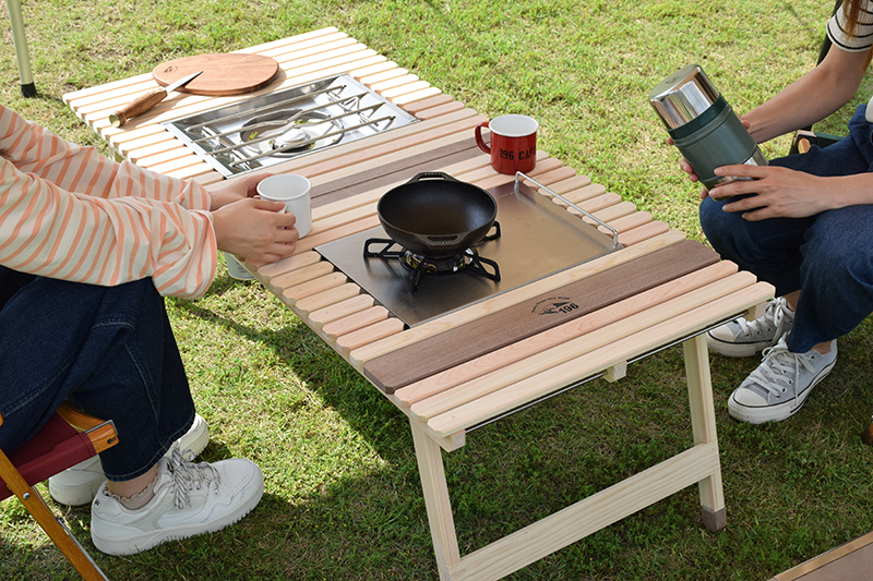 受注生産】2つ折りバーナーテーブル KUROSON370FB / 400FBの通販